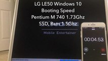 LG LE50 Window 10 Booting Speed