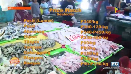 PRICE WATCH: Presyo ng mga seafood sa Commonwealth Market