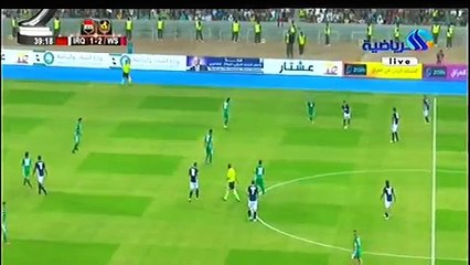 الهدف الثاني للعراق في مباراة العراق و اساطير العالم بتاريخ  2017/9/9