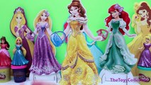 Disney Princess Sparkling Paper Fashion MagiClip Collection Magic Clip Dolls Episode Toys Collector
