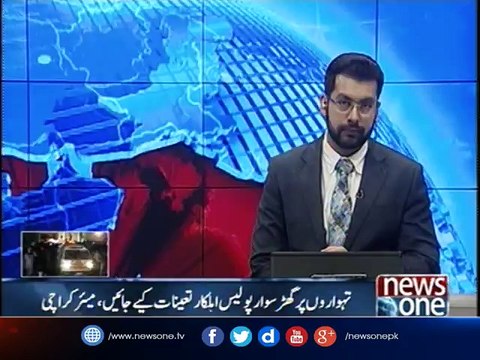 Police officers should be mounted on the festivals, Mayor Karachi