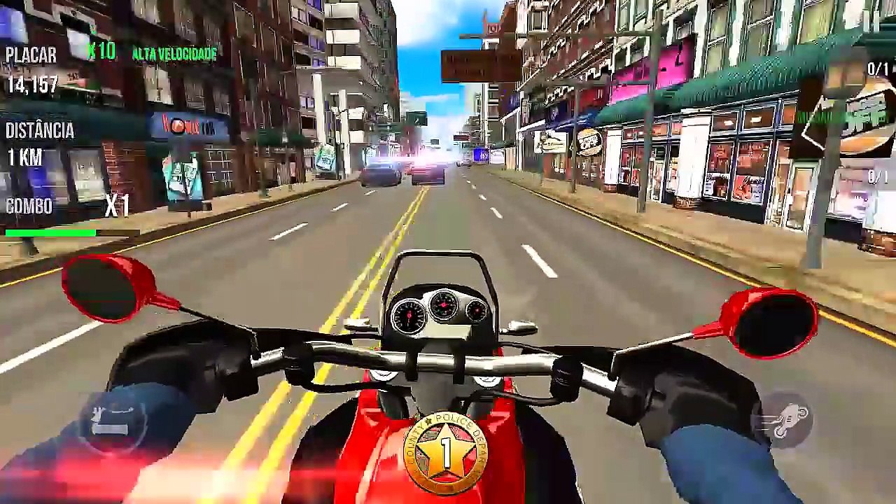 DEI FUGA COM VARIAS MOTOS DE ALTA CC / TRAFFIC RIDER
