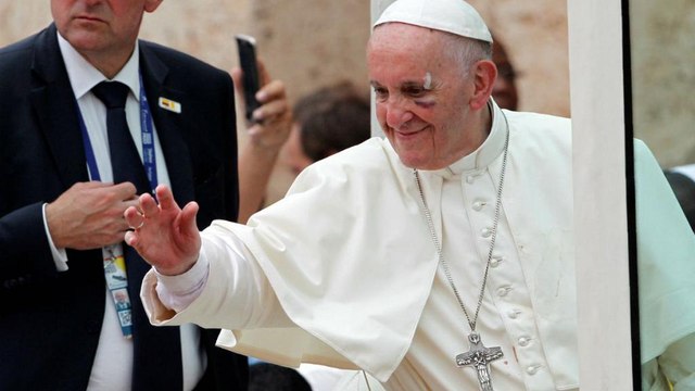 Pope Francis suffers minor injury in Colombia