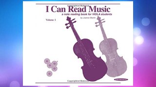 Download PDF I Can Read Music: For Viola Volume 1 FREE