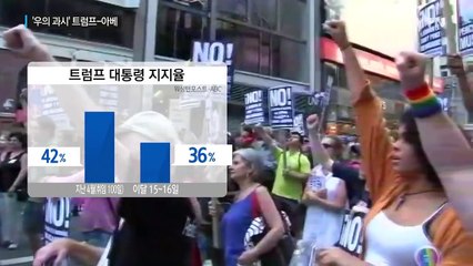 트럼프-아베 '동병상련'...지지율 '최악' / YTN