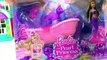 Mermaid Barbie The Pearl Princess Mini Doll Purple Turtle Bathtub Toy Opening
