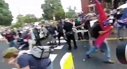 ANTIFA vs Charlottesville Alt Right