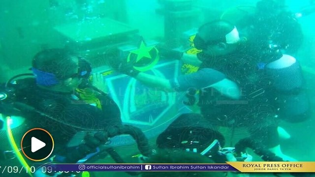 KMJ: Sultan Johor menyelam lancar logo MBIP