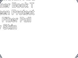 Skinomi TechSkin  Asus Transformer Book T100HA Screen Protector  Carbon Fiber Full Body