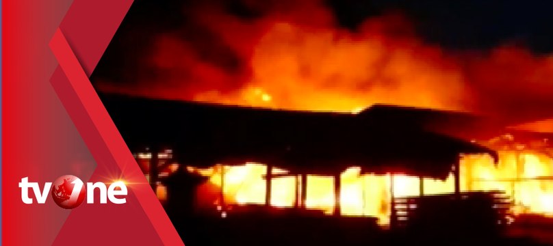 Toko dan Gudang Kayu Ludes Terbakar