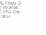 Pyle PBC3000BK Universal 3000mAh Power Bank Backup External Battery with USB Charging