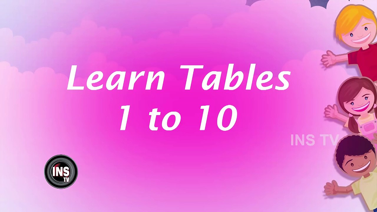 Learn Tables 1 To 10 | Preschool Children Videos | Kids Animation Videos