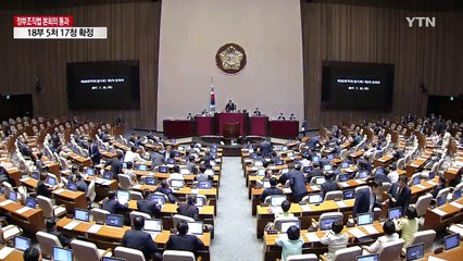 '물관리' 뺀 정부조직법 본회의 통과...18부 5처 17청 확정 / YTN