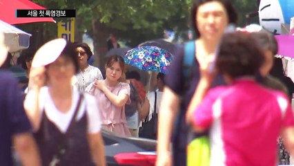 [날씨] 서울에 첫 폭염경보, 34.9℃...온열 질환 비상 / YTN