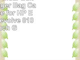 Black VG Pindar Edition Messenger Bag Carrying Case for HP EliteBook Revolve 810 116inch