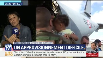 Pillages à Saint-Martin: la ministre des Outre-Mer Annick Girardin "privilégie d'abord le secours"