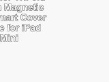Orange color TriFold Ultra Slim Magnetic Leather Smart Cover Hard Case for iPad Mini Mini