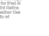 Acase Bluetooth Keyboard Case for iPad Mini  iPad Mini Retina Display  Leather Case