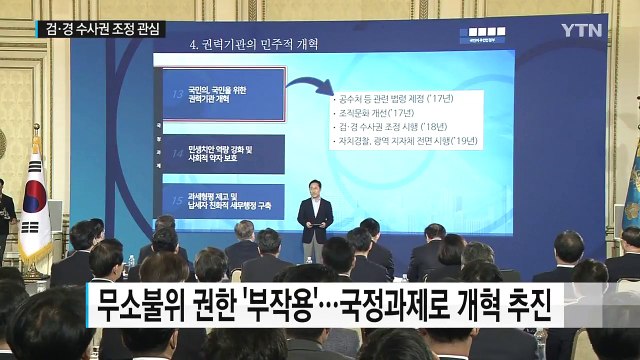 검·경 수사권 조정...새정부 청사진은? / YTN