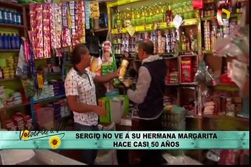 Elva se reencuentra con sus hermanos luego de 30 años