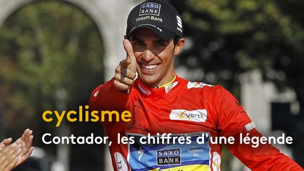 Alberto Contador, les chiffres d’une légende