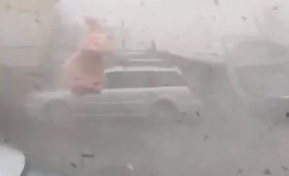 Santa Barbara Storm Creates Utter Chaos On Street