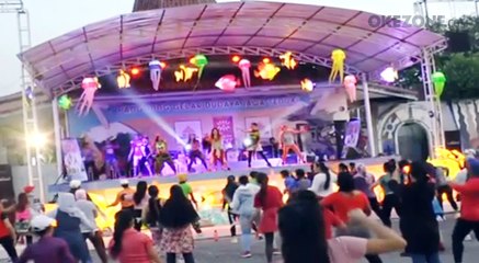 Ratusan Ibu Muda Lakukan Senam Zumba Massal untuk Peringati Haornas