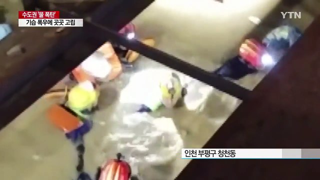 [영상] 기습 폭우에 곳곳 고립... 필사의 탈출 / YTN
