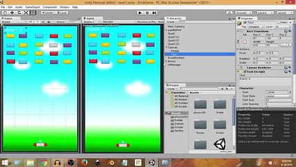 14. Adding Score - Unity 2D Brick Breaker Game Tutorial