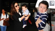 Crying Taimur Looks HAPPY While Returning From Veere Di Wedding Shoot
