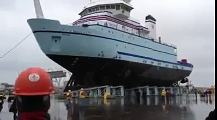 Geminin suya iniş anı