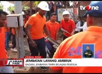 Jembatan Layang Ambruk, Satu Tewas dan Belasan Orang Terluka
