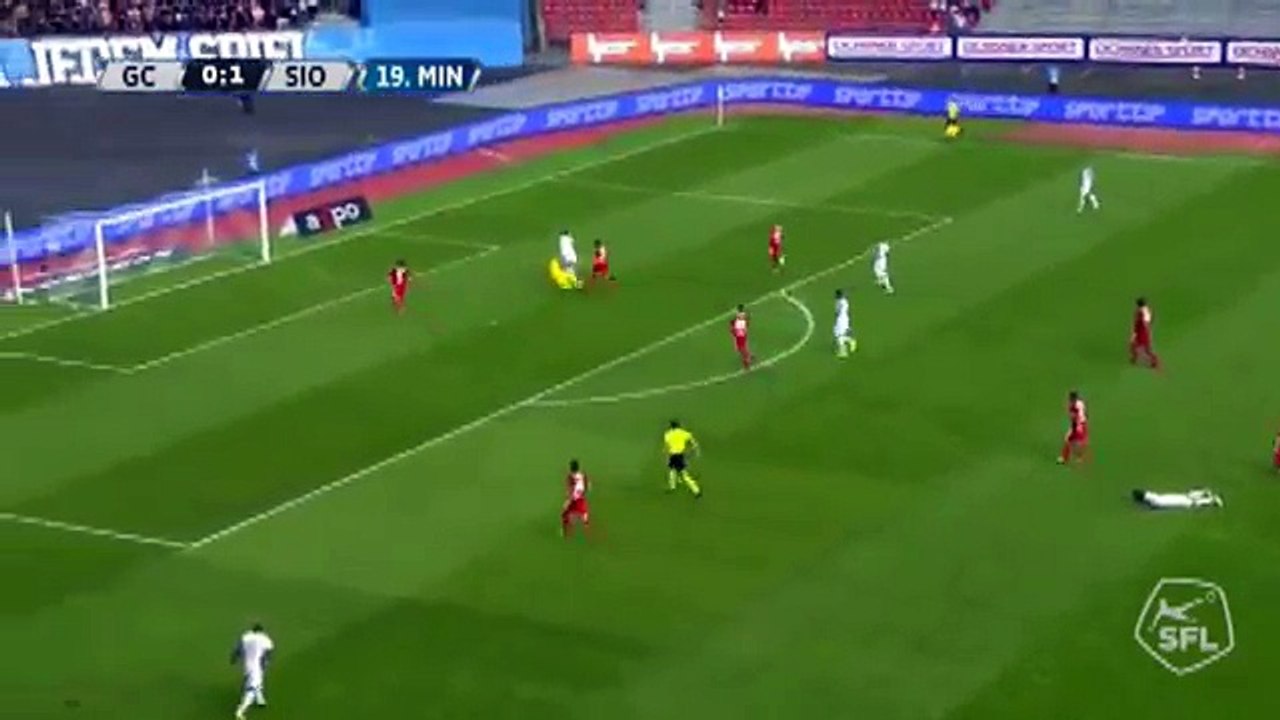 Grasshoppers 1:1 Sion (Swiss Super League 10.  September 2017)