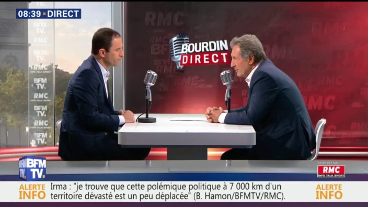 Hamon: "S'il n'y a rien sur une île, prendre du sucre et de l'eau? Évidemment que je le ferais"