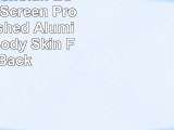 Skinomi TechSkin  LG G Pad X83 Screen Protector  Brushed Aluminum Full Body Skin
