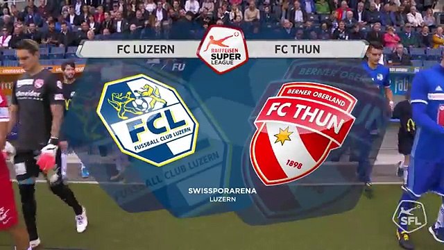 Luzern 2:2 Thun (Swiss Super League 10. September 2017)