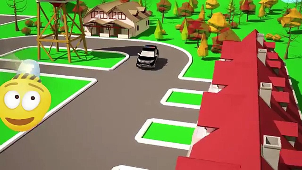 Enfants ville éducatif pour Il enfants monstre porter secours un camion vidéo Police |