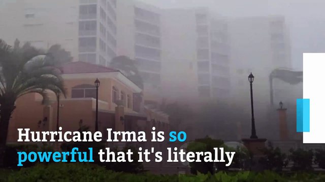 Hurricane Irma is literally sucking out ocean water from shores