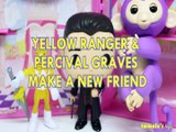 YELLOW RANGER & PERCIVAL GRAVES MAKES NEW FRIEND FINGERLING MIA TOYS PLAY SABAN'S POWER RANGER FANTASTIC BEASTS AND WHER