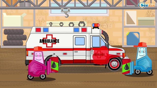 Мультики про машинки Пожарная Машина Полицейская Машинка Развивающий мультик: МАШИНЫ ПОМОЩНИКИ.