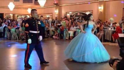 Military Dad's Dance Off Video with His Daughter Goes Viral