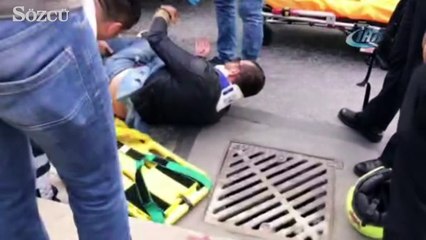 Kazada yaralanan sürücüden “Ne kadar cahil şoför var” tepkisi