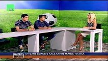 3η ΑΕΚ-ΑΕΛ 4-0 2017-18  Βέρτζος, Καπός συνέντευξη (TRT Supersport)
