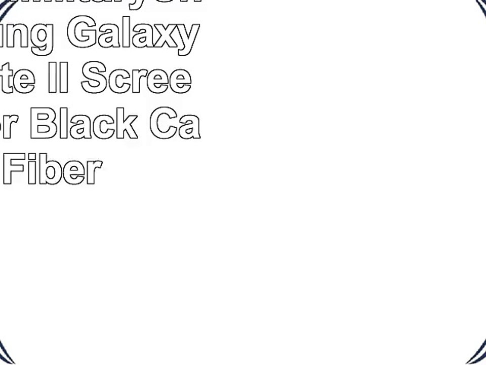 ArmorSuit MilitaryShield Samsung Galaxy Note 2 Note II Screen Protector  Black Carbon