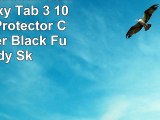 Skinomi TechSkin  Samsung Galaxy Tab 3 101 Screen Protector  Carbon Fiber Black Full