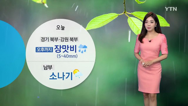 [날씨] 오늘 경기 북부·강원 북부 장맛비...남부 소나기 / YTN