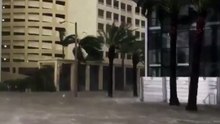 À Miami, Irma inonde les rues et casse des grues
