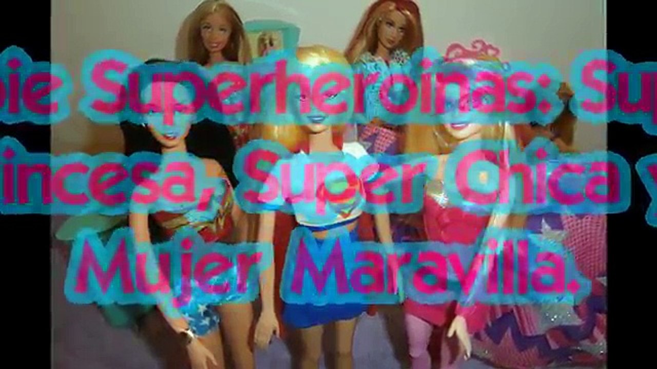 DC Super Hero Girls Muñecas en Español - Mujer Maravilla Supergirl Batgirl Harley Quinn