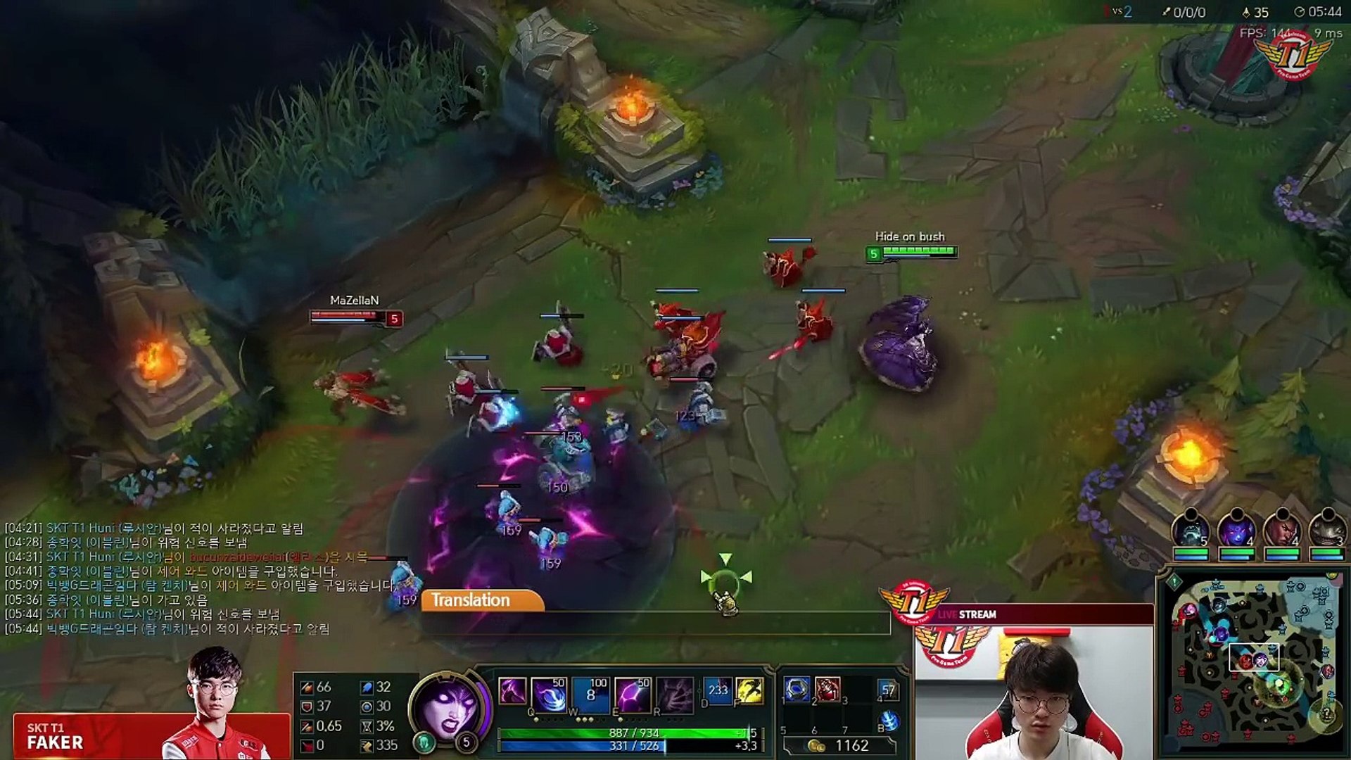 Faker is also good at math?! Faker is good at everything! [ Faker's Talk ]  