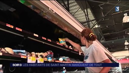 Ouragan Irma : la nourriture arrive encore au compte-gouttes à Saint-Martin